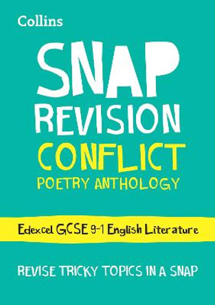 Conflict Poetry Anthology: New GCSE Grade 9-1 Edexcel English Literature (Collins Snap Revision) by Collins GCSE