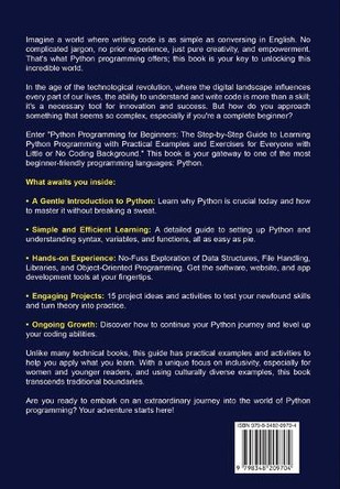 Python Programming for Beginners by Philomena Ogoh 9798348209704