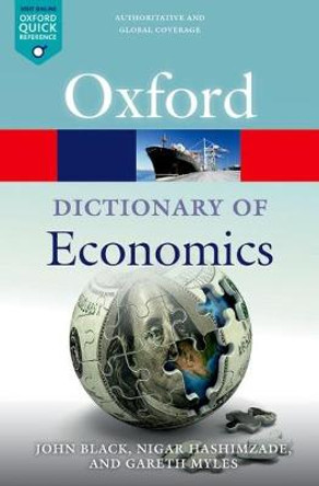 A Dictionary  of Economics by Nigar Hashimzade