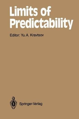 Limits of Predictability by Yurii A. Kravtsov 9783642510106