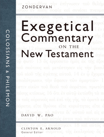 Colossians and Philemon by David W. Pao