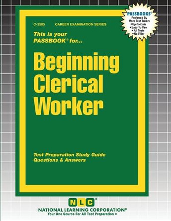 Beginning Clerical Worker by Passbooks 9781799335054