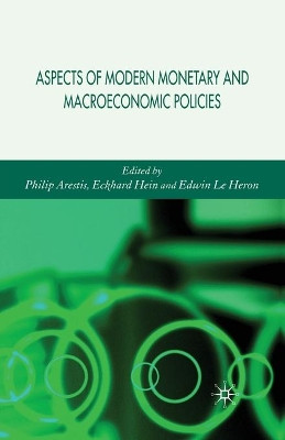 Aspects of Modern Monetary and Macroeconomic Policies by P. Arestis 9781349283545
