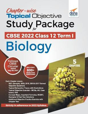 Chapter-wise Topical Objective Study Package for CBSE 2022 Class 12 Term I Biology by Disha Experts 9789391025694