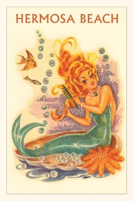 Vintage Journal Hermosa Beach Mermaid by Found Image Press 9781648118319