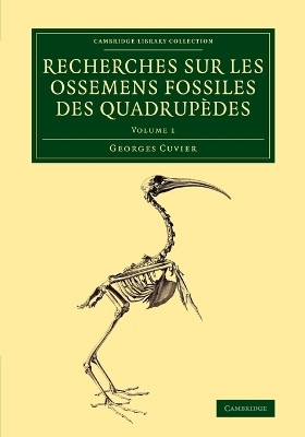 Recherches sur les ossemens fossiles des quadrupedes by Georges Cuvier 9781108083751