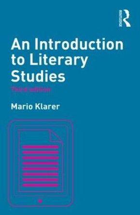 An Introduction to Literary Studies by Mario Klarer