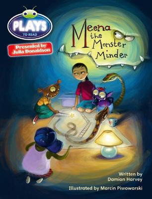 Bug Club Julia Donaldson Plays Grey/3A-4C Meena the Monster Minder Damian Harvey 9780435144159