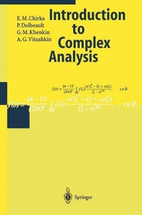 Introduction to Complex Analysis by E.M. Chirka 9783540630050