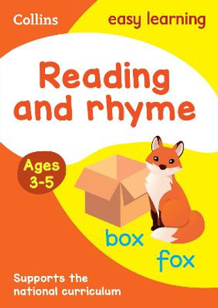 Reading and Rhyme Ages 3-5: New Edition (Collins Easy Learning Preschool) by Collins Easy Learning