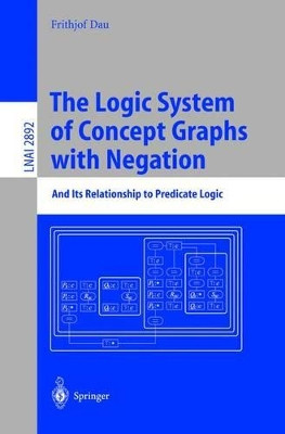 The Logic System of Concept Graphs with Negation: And Its Relationship to Predicate Logic by Frithjof Dau 9783540206071
