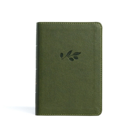 KJV Large Print Compact Reference Bible, Olive Leathertouch 9781430082682