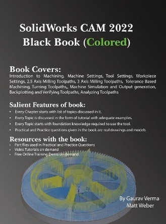 SolidWorks CAM 2022 Black Book (Colored) by Gaurav Verma 9781774590546