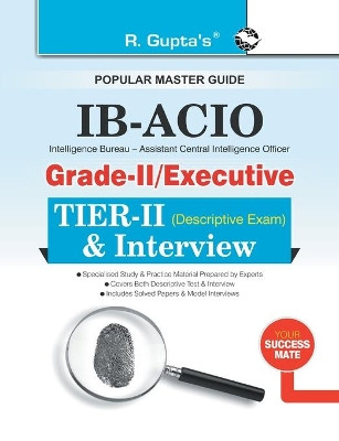 Ibacio: GradeII/Executive (TierII) Descriptive Exam & Interview Guide by Rph Editorial Board 9789386845412
