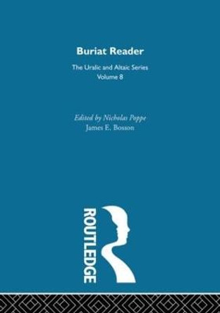 Buriat Reader by James E. Bosson