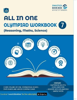 All in One Olympiad Workbook for Reasoning, Math, Science - Class 7 by Preeti Goel 9789389288780