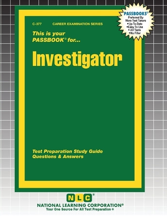 Investigator by Passbooks 9781799303770