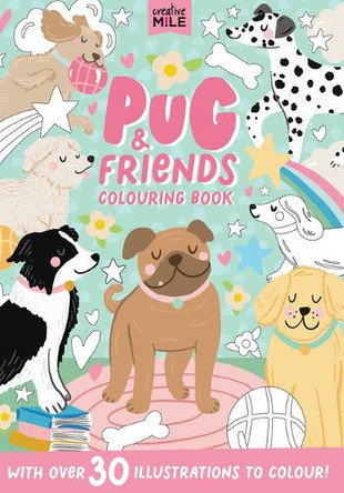 Pug & Friends Colouring Book by Christie Williams 9781923286122