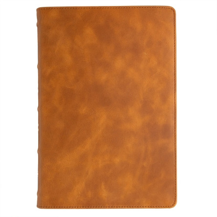 CSB Giant Print Bible, Holman Handcrafted Edition, Marbled Chestnut Premium Calfskin by Csb Bibles by Holman 9798384518235