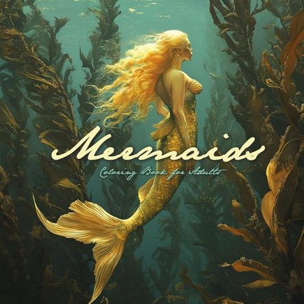Mermaids Coloring Book for Adults: Oil Painting Texture Coloring Book Grayscale Mermaid Coloring Book for Advanced Colorists by Monsoon Publishing 9781965017258