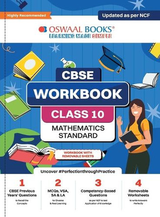 Oswaal NCERT & CBSE Pullout Worksheets Class 10 Mathematics (S) For 2024 Exam by Oswaal Editorial Board 9789359584942