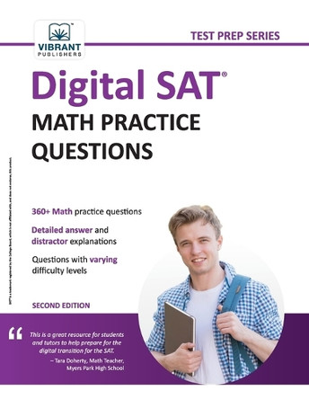 Digital SAT Math Practice Questions by Vibrant Publishers 9781636511894