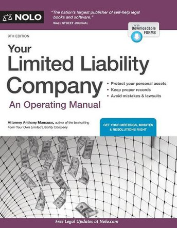 Your Limited Liability Company: An Operating Manual by Anthony Mancuso 9781413326437