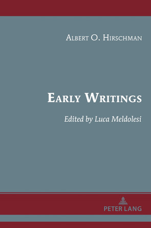 Early Writings by Luca Meldolesi 9781636675398
