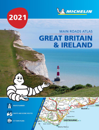 Great Britain & Ireland 2021 - Mains Roads Atlas (A4-Paperback): Tourist & Motoring Atlas A4 Paperback 9782067244436