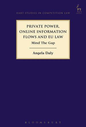 Private Power, Online Information Flows and EU Law: Mind The Gap by Angela Daly 9781509928811