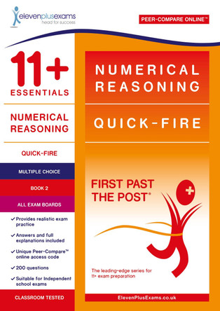 11+ Essentials Numerical Reasoning: Quick-Fire Book 2 - Multiple Choice by  9781912364336 11+ Essentials Numerical Reasoning: Quick-Fire Book 2 - Multiple Choice by  9781912364336