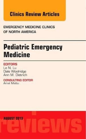 Pediatric Emergency Medicine, An Issue of Emergency Medicine Clinics by Mimi Lu 9780323186025