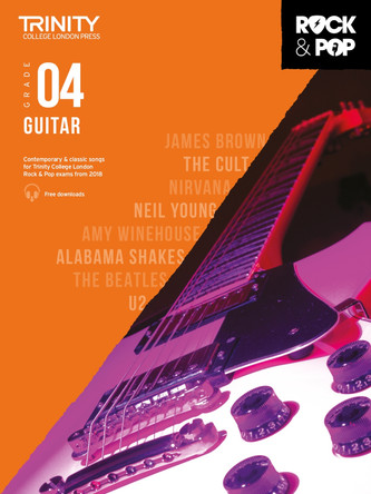 Trinity College London Rock & Pop 2018 Guitar Grade 4 CD Only by  9780857366511
