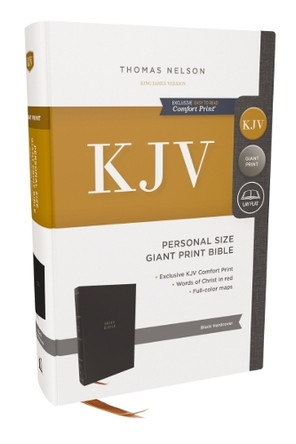KJV Holy Bible: Personal Size Giant Print, Hardcover, Red Letter, Comfort Print: King James Version 9781400345472