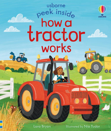 Peek Inside How a Tractor Works by Lara Bryan 9781835405147