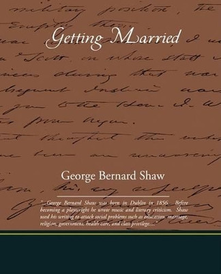 Getting Married by George Bernard Shaw 9781438511344