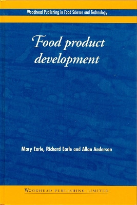 Food Product Development: Maximising Success by M. Earle 9781845697228