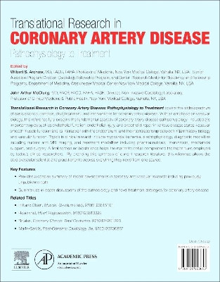 Translational Research in Coronary Artery Disease: Pathophysiology to Treatment by Wilbert S. Aronow 9780128023853