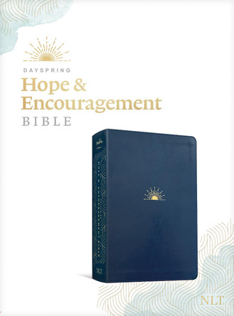 NLT DaySpring Hope & Encouragement Bible, Navy by  9781496452924
