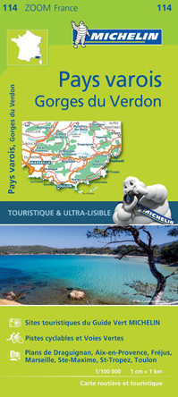 Pays Varois, Verdon Gorges - Zoom Map 114: Map by  9782067209824