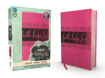 NIV, Bible for Teen Girls, Hardcover: Growing in Faith, Hope, and Love by  9780310749783