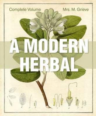 A Modern Herbal: The Complete Edition by Margaret Grieve 9781626542242