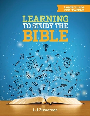 Learning to Study the Bible Leader Guide by  9781501856280