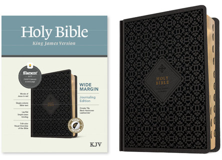 KJV Wide Margin Bible, Filament Enabled Edition, Black Tile 9781496479259