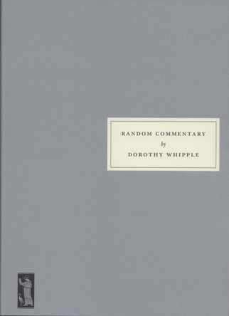 Random Commentary by Dorothy Whipple 9781910263297