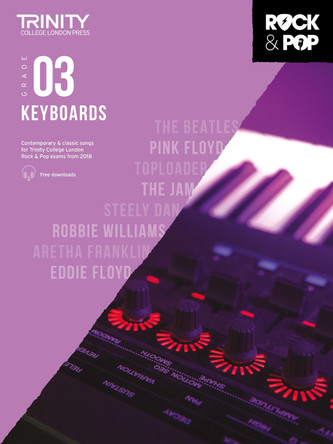 Trinity College London Rock & Pop 2018 Keyboards Grade 3 by  9780857366597