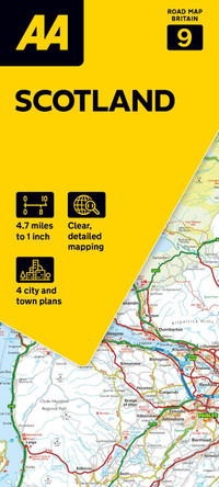 AA Road Map Scotland 9780749584146
