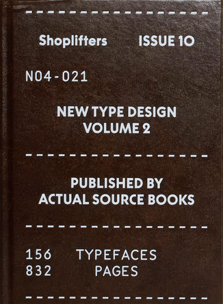 Shoplifters Issue 10 New Type Design Volume 2 9781733583077