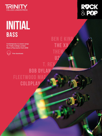 Trinity College London Rock & Pop 2018 Bass Initial Grade CD Only by  9780857366290