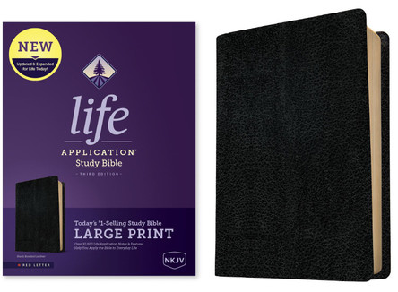 NKJV Life Application Study Bible Third Edition, Large Print by  9781496452092